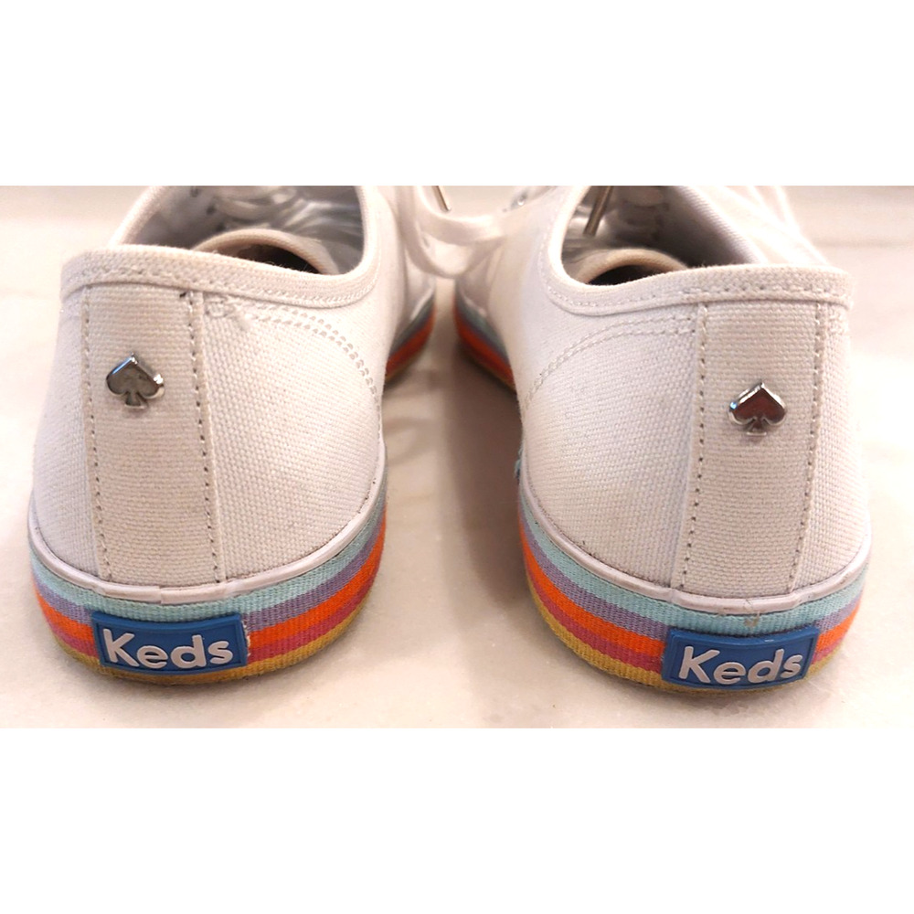 Keds Kate Spade Women's Shoes‎ Size 8 White Loafers Casual Sneakers - Picture 5 of 9